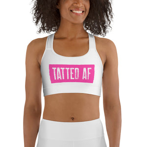 Pink Stencil Sports bra